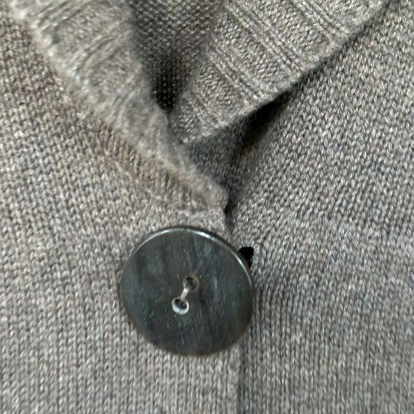 BRUNELLO CUCINELLI 100% Cashmere Womens Cardigan Size Small One Button Brown - Picture 3 of 10